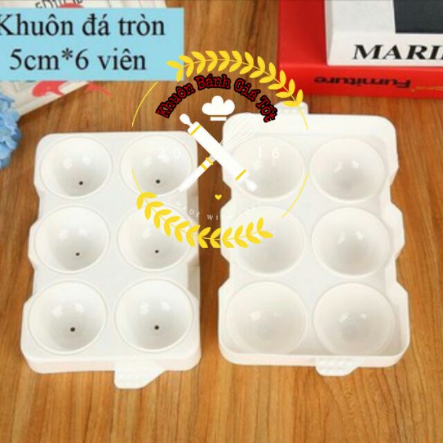 Khuôn Mochi 5cm (Vỉ 6 Viên)