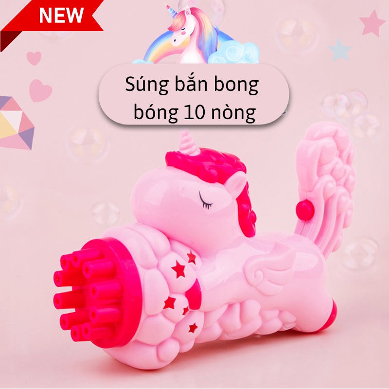 Súng bắn bong bóng 10 nòng RedTech
