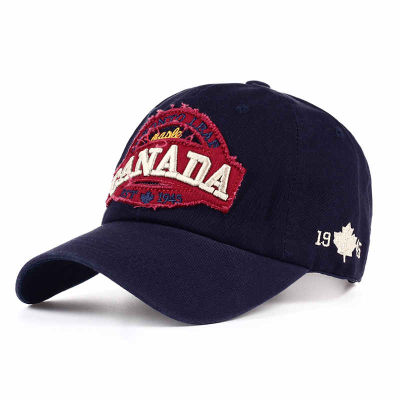 Mũ lưỡi trai thêu chữ CANADA phong cách Hiphop
