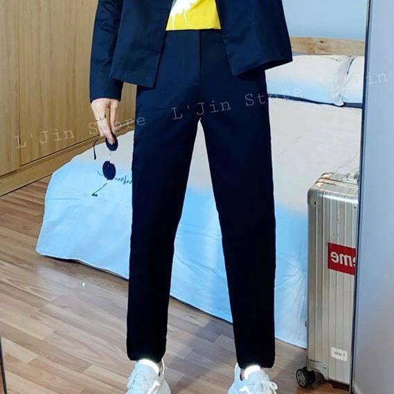 QUẦN TÂY ÔM BA MÀU KEM ĐEN TRẮNG - LJINSTORE | BigBuy360 - bigbuy360.vn