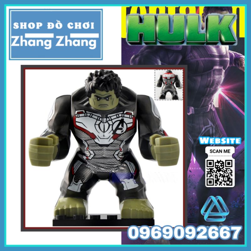 Đồ chơi Xếp hình người khổng lồ xanh Hulk Quantum Suit Minifigures Koruit Xp188 KT1026