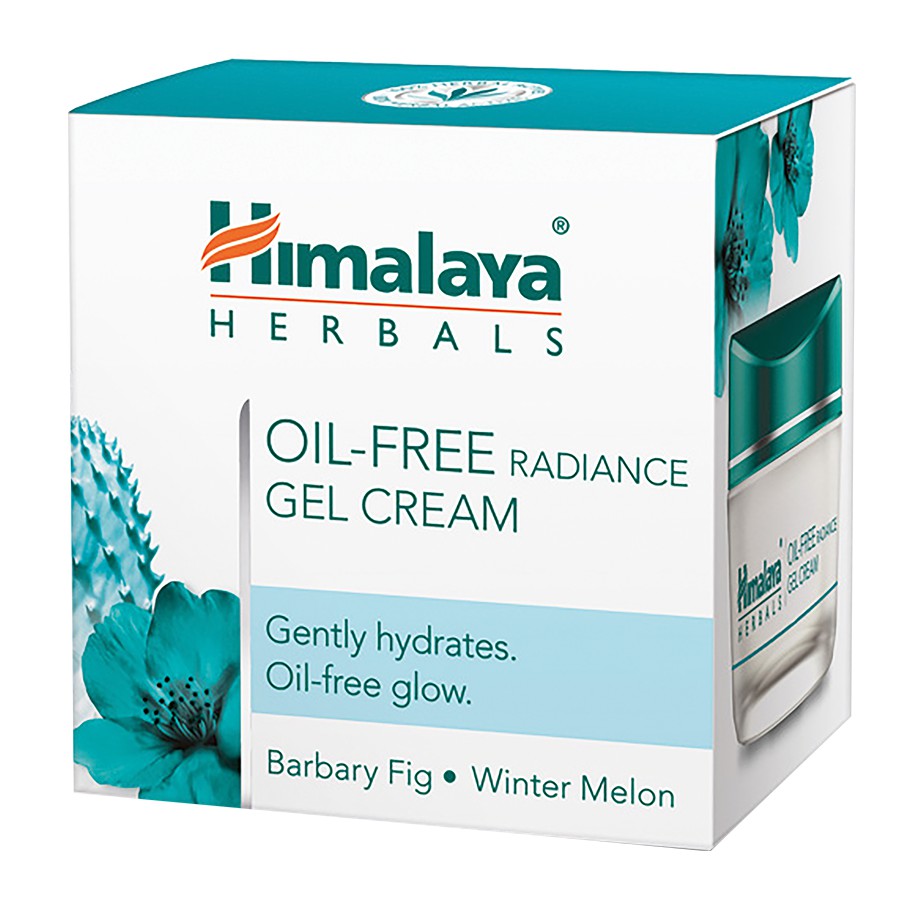 Kem dưỡng ẩm trắng da dành cho da dầu Himalaya Oil Free Radiance Gel Cream Premium 50ml