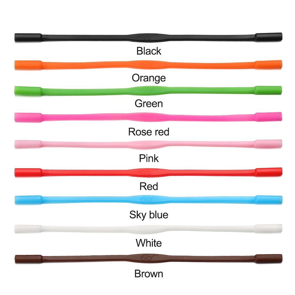 Dây đeo mắt kính bằng silicone chống trượt nhiều màu sắc