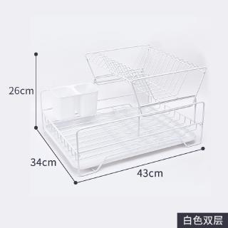 Kệ úp chén đĩa cho ráo nước thiết kế 2 tầng