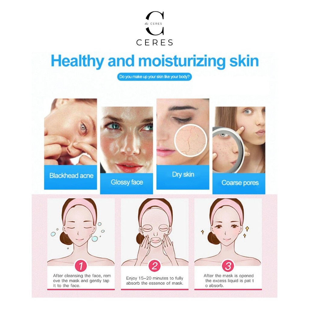 Mặt nạ giấy đá băng - mask cấp ẩm dưỡng trắng da Images