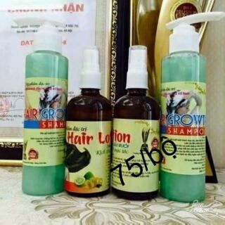 Bộ dầu gội và tinh dầu bưởi kích thích mọc tóc