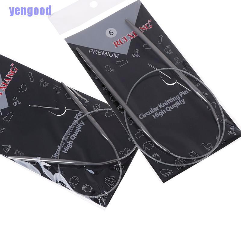 Bộ 11 Kim Đan Len Bằng Thép Không Gỉ Kích Thước 43 / 65 / 80Cm