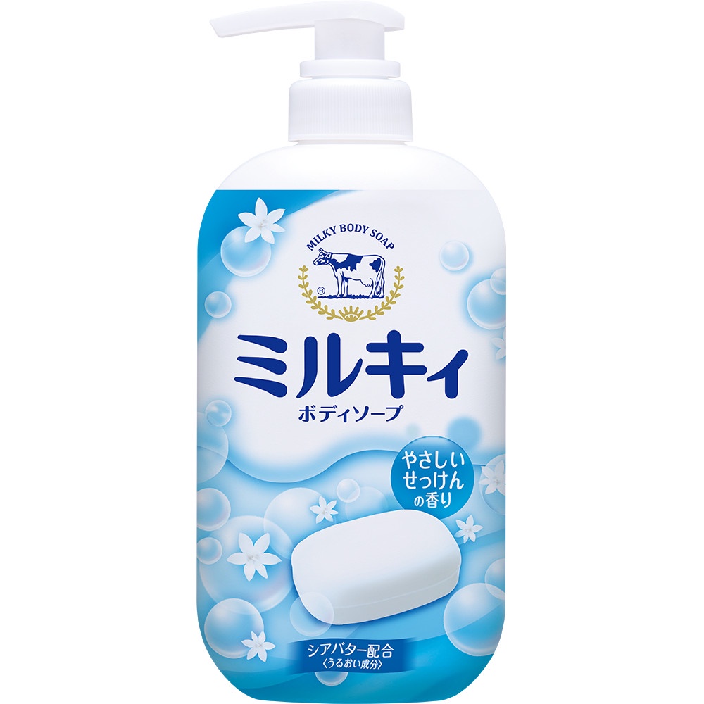 Sữa tắm Bò tươi Gyunyu Milky Body Soap 550ml Hàng Nhật Chính Hãng