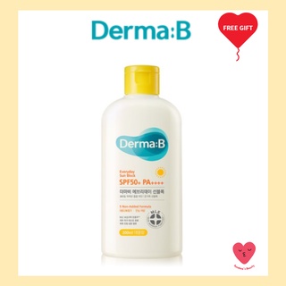   Derma:B  Kem Chống Nắng Dịu Nhẹ SPF50+ PA++++ 200ml – Dùng Cho Mặt & Cơ Thể Người Lớn & Trẻ Em 