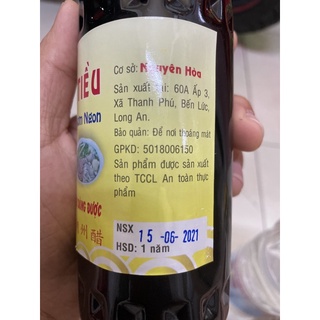 Dấm tieu (dấm đỏ)500ml
