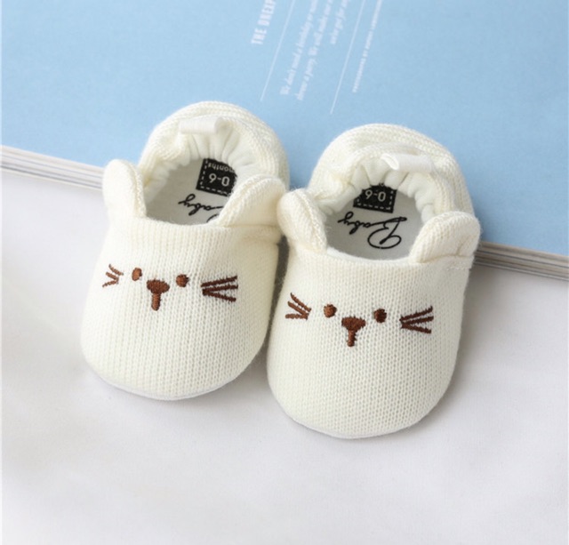 Giầy tất Baby dành cho bé mùa đông, dép tập đi mã T70