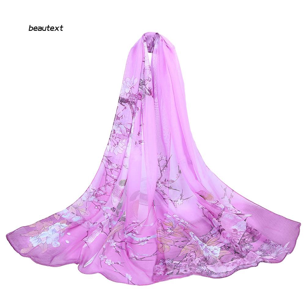 Khăn choàng đi biển họa tiết hoa nhiều màu sắc thời trang