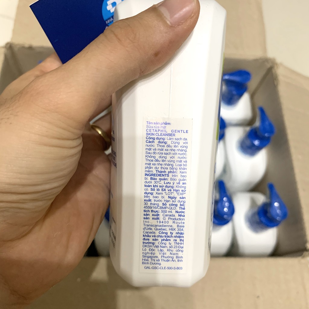 [NHẬP KHẨU] Sữa rửa mặt không xà phòng Cetaphil Gentle Skin Cleanser - 59ml/ 125ml/ 250ml/ 500ml | BigBuy360 - bigbuy360.vn