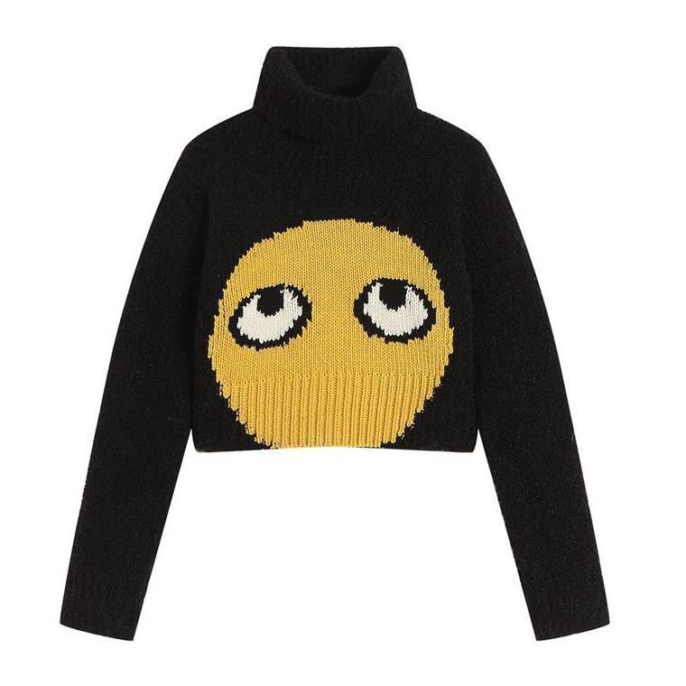 Áo Sweater Cổ Cao Phong Cách Thời Trang Xuân Thu Kiểu Mới