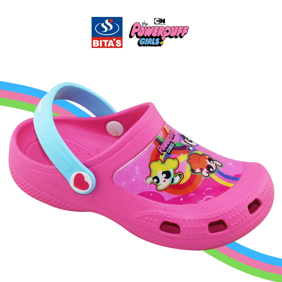Sandal đế bằng bé gái Bita's SPUFFG.03 (Hồng phấn + Hồng sen + Xanh biển)