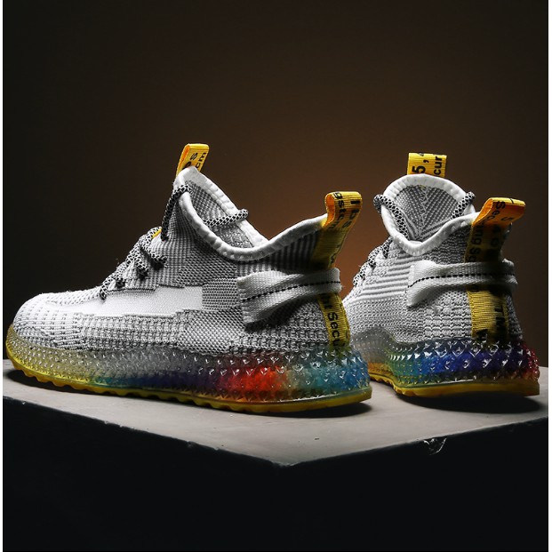 Giày thể thao sneaker nam đế 7 màu D86, phong cách trẻ trung năng động, đế cao su non đi cực êm | BigBuy360 - bigbuy360.vn