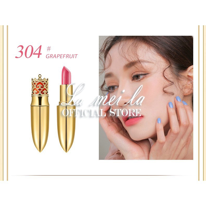  🚚 【COD】 ☞  Maycreate 2019 New Crown Lipstick Queen Velvet Matte lipstick 5 colors