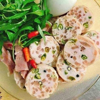 chả da heo ớt xiêm xanh 500g