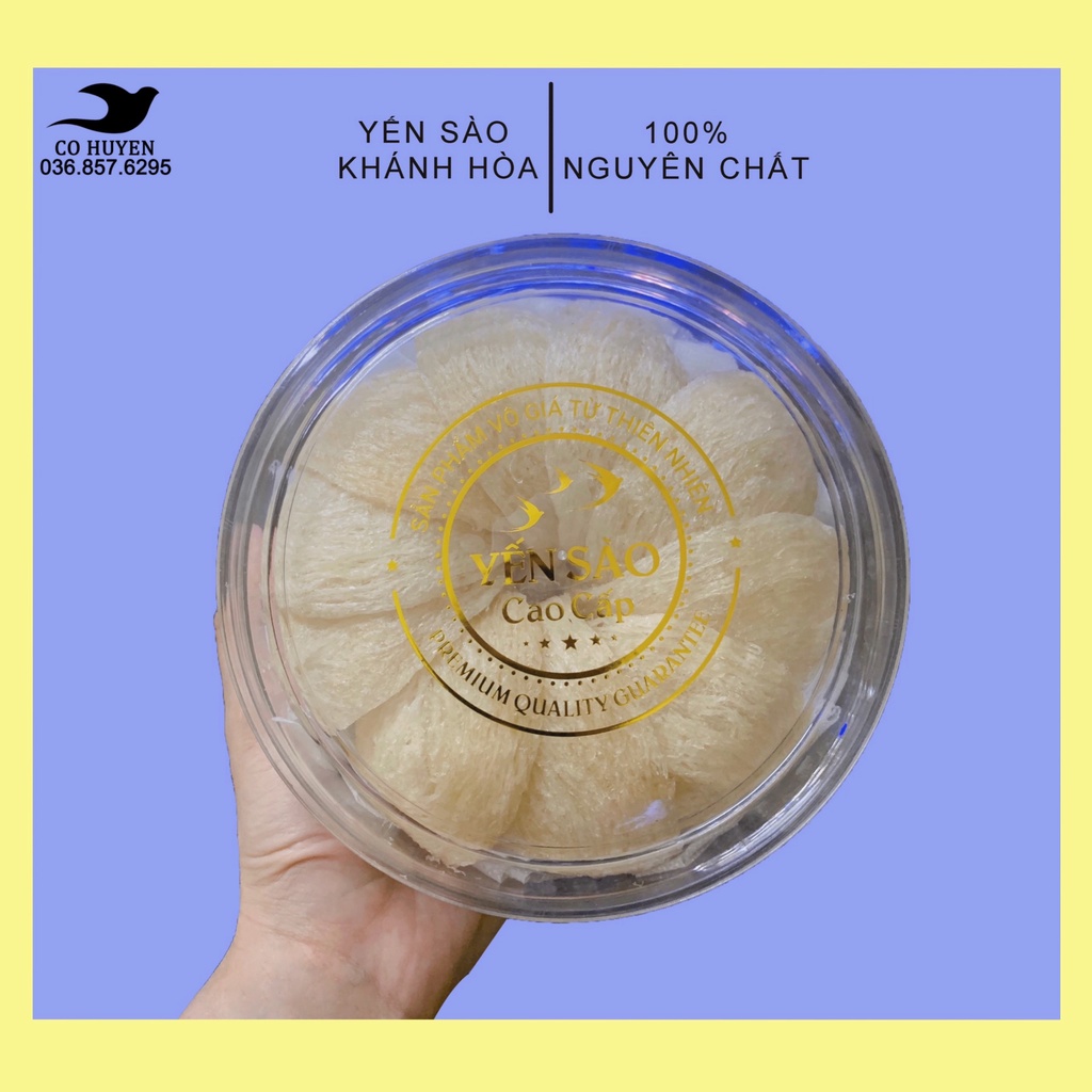 Tổ Yến Rút Lông Nguyên Tổ Khánh Hòa, Yến Nhà Nuôi Tại Đảo, giữ nguyên hình dáng, mùi vị đặc trưng ban đầu