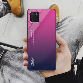 Ốp lưng kính cường lực Samsung Galaxy Note 10 lite - Gradient edition