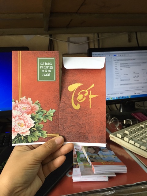 Combo 50 lì xì in hai mặt khách lẻ