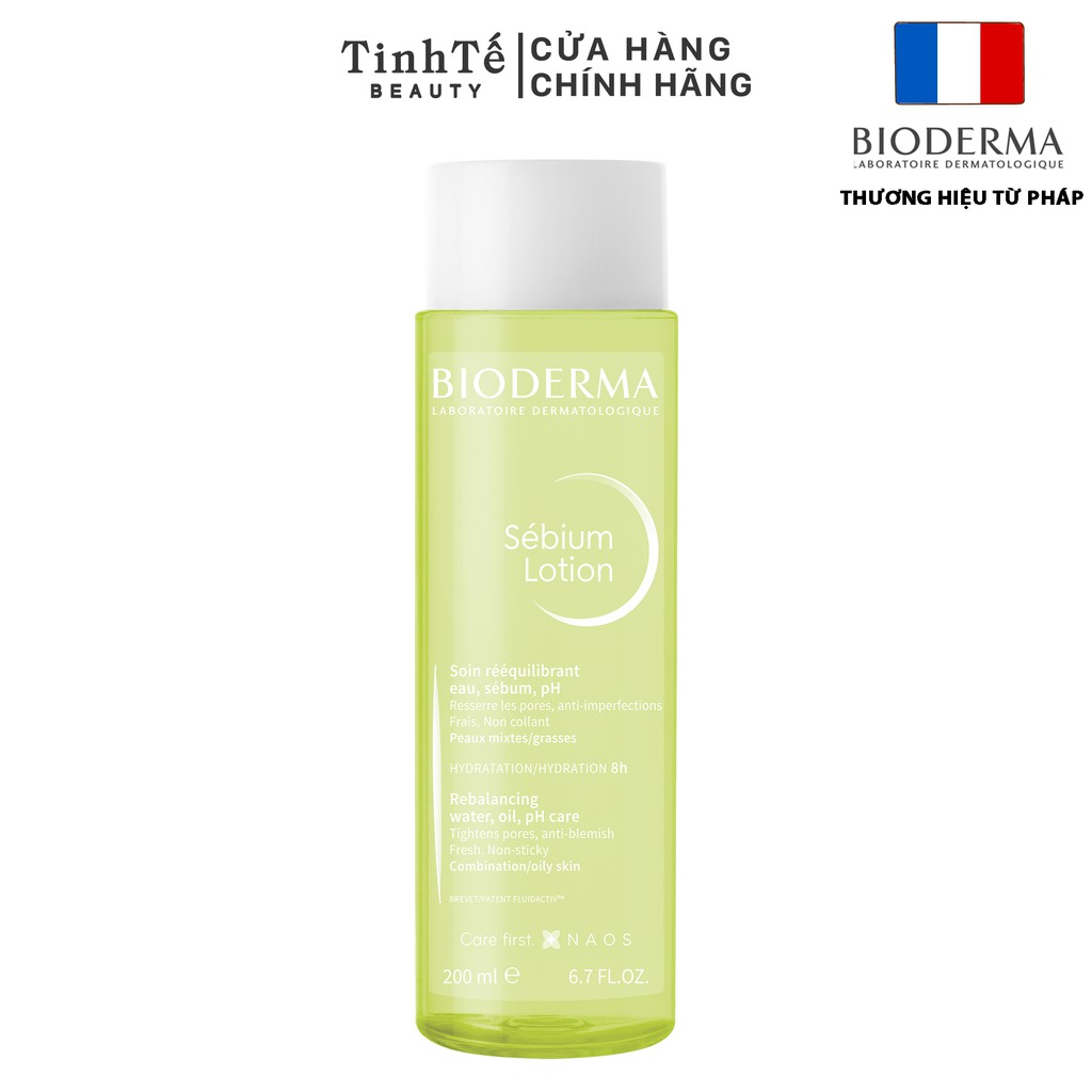 Toner ngăn ngừa bít tắc lỗ chân lông Bioderma Sebium Lotion - 200ml