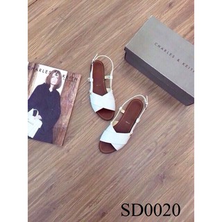 Giày sandal quai chéo da 091