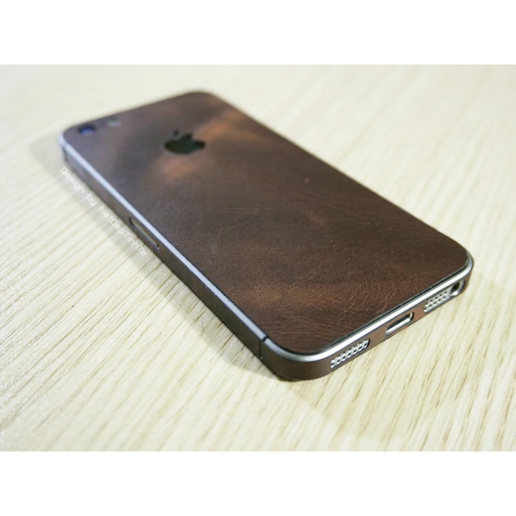 Miếng dán da Iphone 5s màn hình giá rẻ kính cường lực