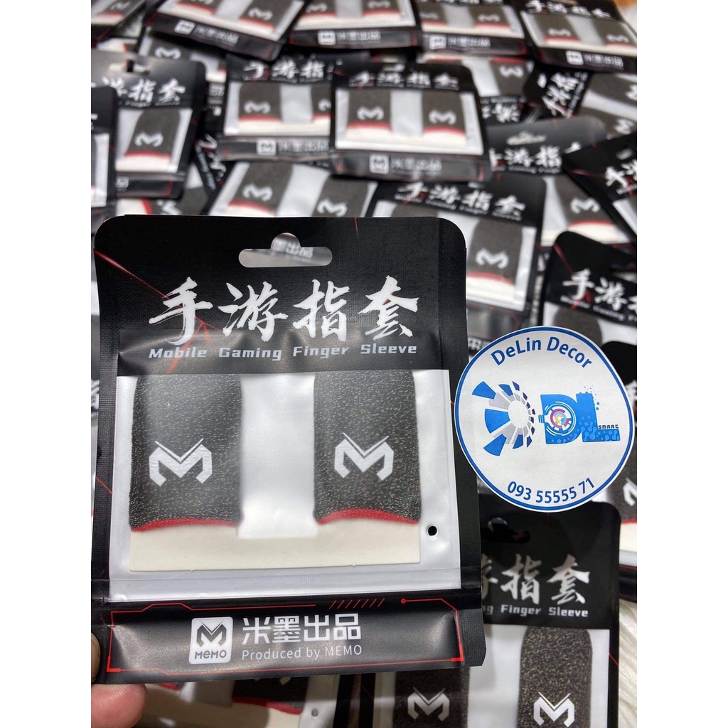 Bao tay chơi game logo MEMO Siêu nhạy Bao tay Gaming Memo sợi Cacbon siêu mỏng Freeship Hoàn Xu