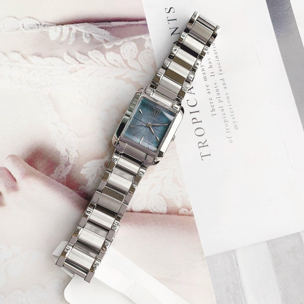 Đồng Hồ Nữ CITIZEN Eco-Drive EW5551-56N Chính Hãng Tặng Dây Da Cao Cấp