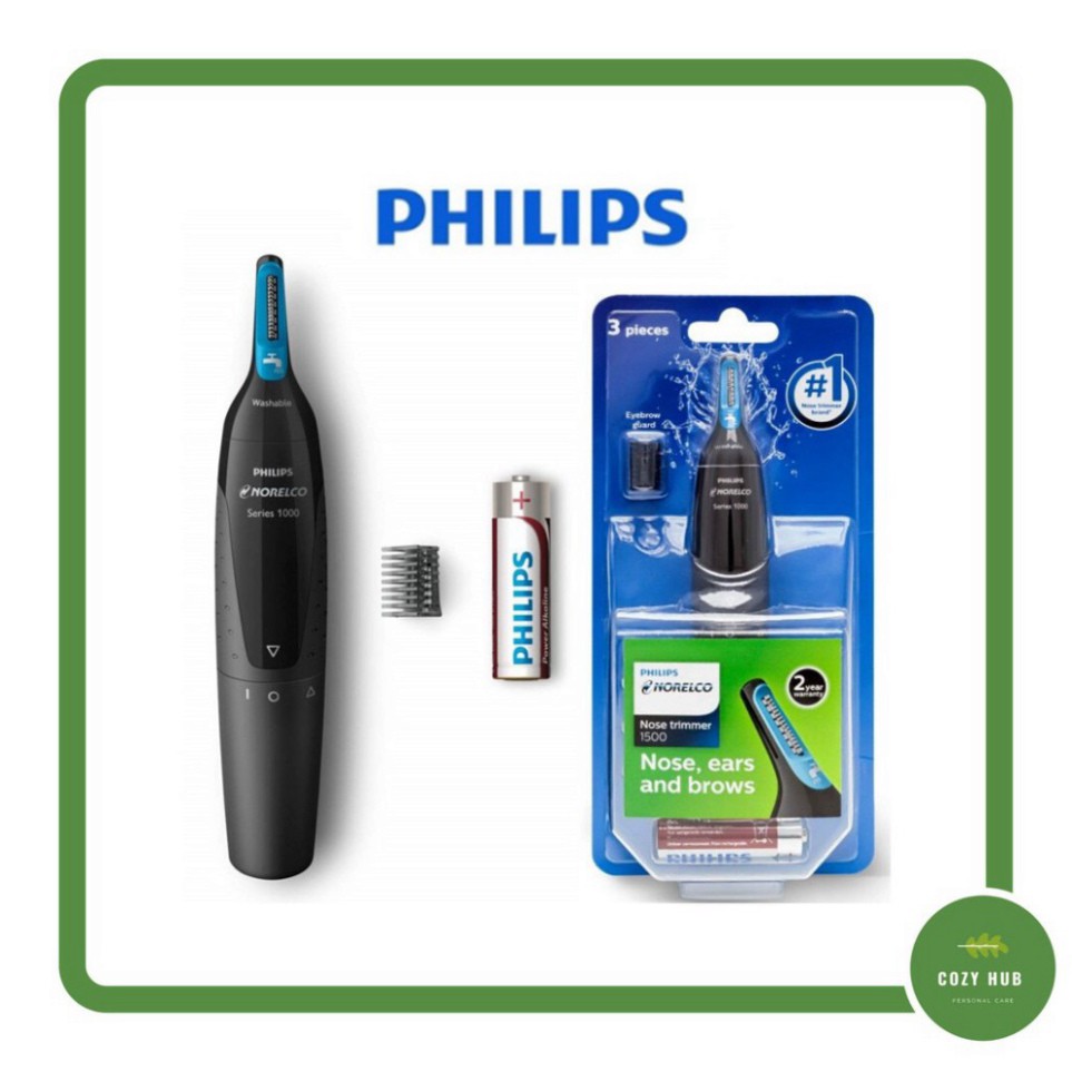 ƯU ĐÃI LỚN [FREESHIP 70K] Máy tỉa lông mũi Philips Norelco (Xanh Đen) ƯU ĐÃI LỚN