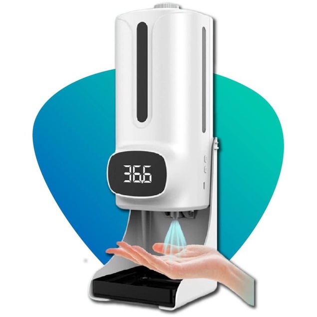 MÁY XỊT RỬA TAY TỰ ĐỘNG K9 PRO KIÊM MÁY ĐO THÂN NHIỆT