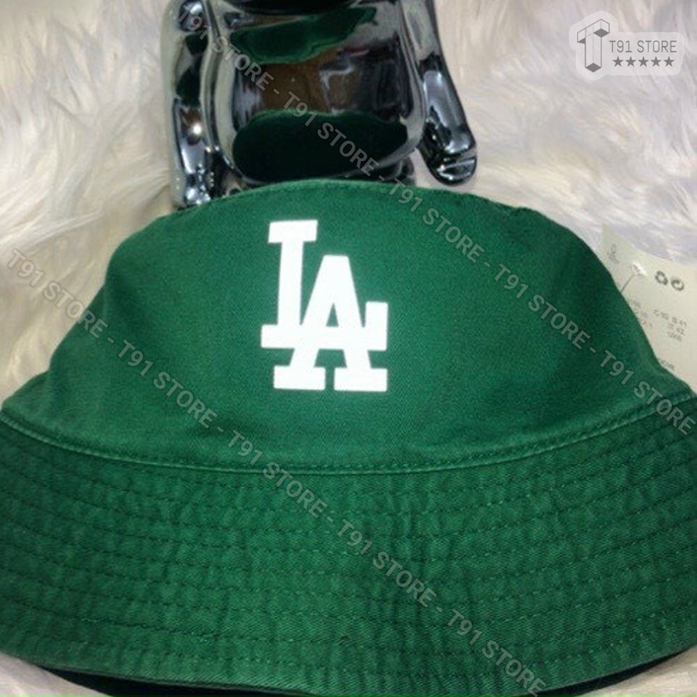 Nón vành L.A màu xanh HOTTREND - Mũ bo cụp màu sắc nổi bật, cá tính phù hợp cho cả nam và nữ dễ mix đồ