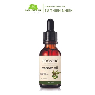 Dầu thầu dầu 15ML - Dầu Castor organic ( Castor Oil )