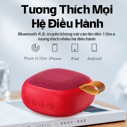 Loa Mini cầm tay Bluetooth HOCO BS31 nhỏ gọn tiện dụng