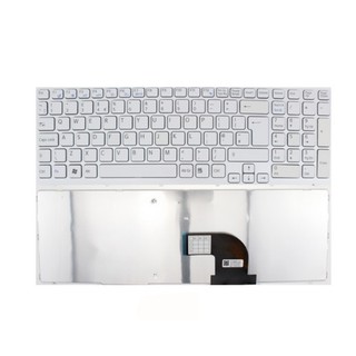  Bàn Phím Laptop Sony SVE 15 (đen - trắng)