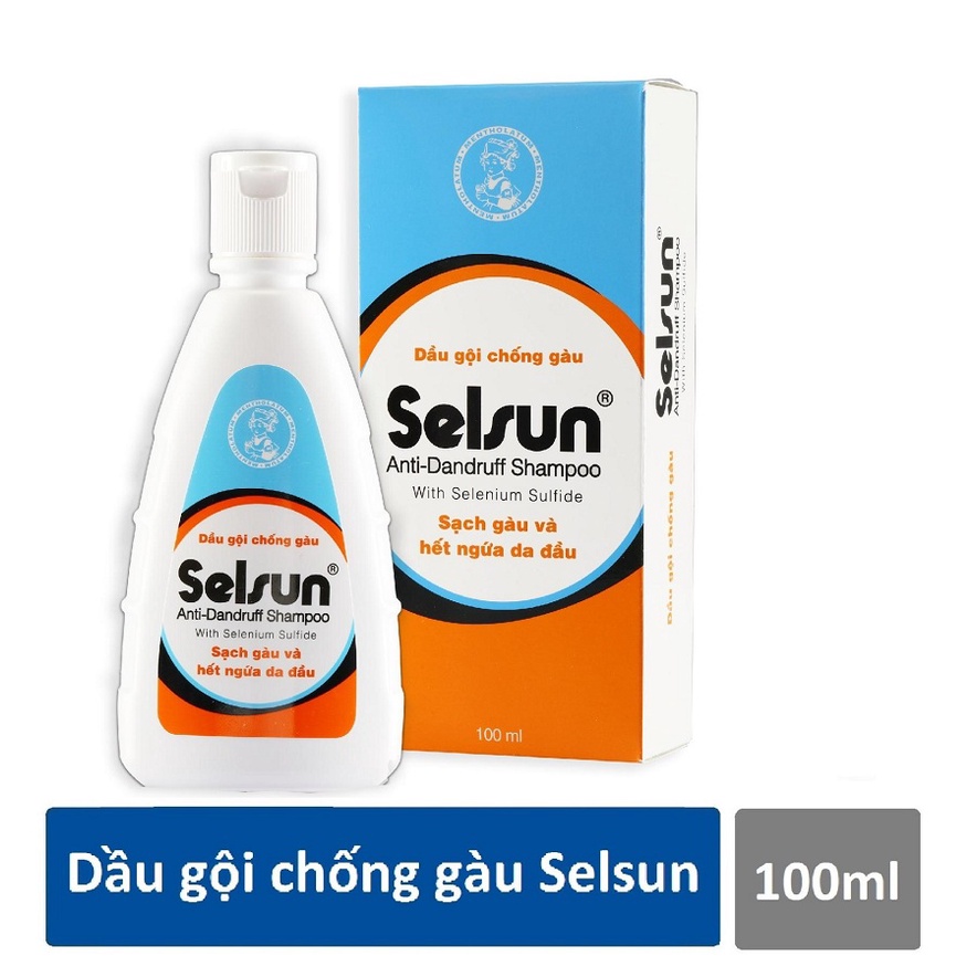 Dầu Gội Chống Gầu Selsun chai 100ml - Sạch gầu, hết ngứa