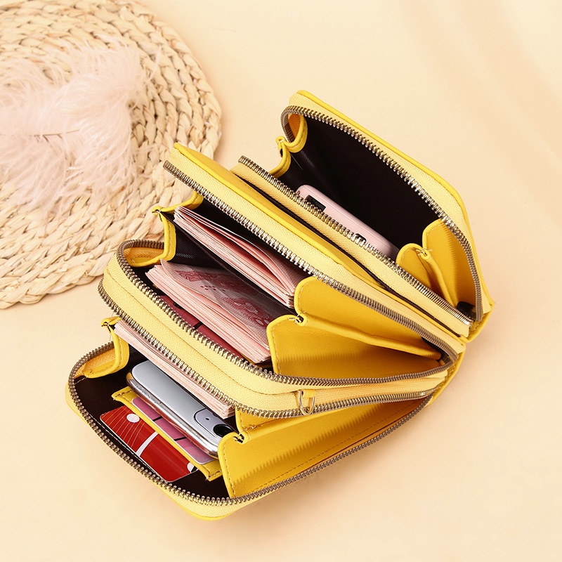 Túi đeo vai IELGY sức chứa lớn màu trơn đa năng thời trang cho nữ