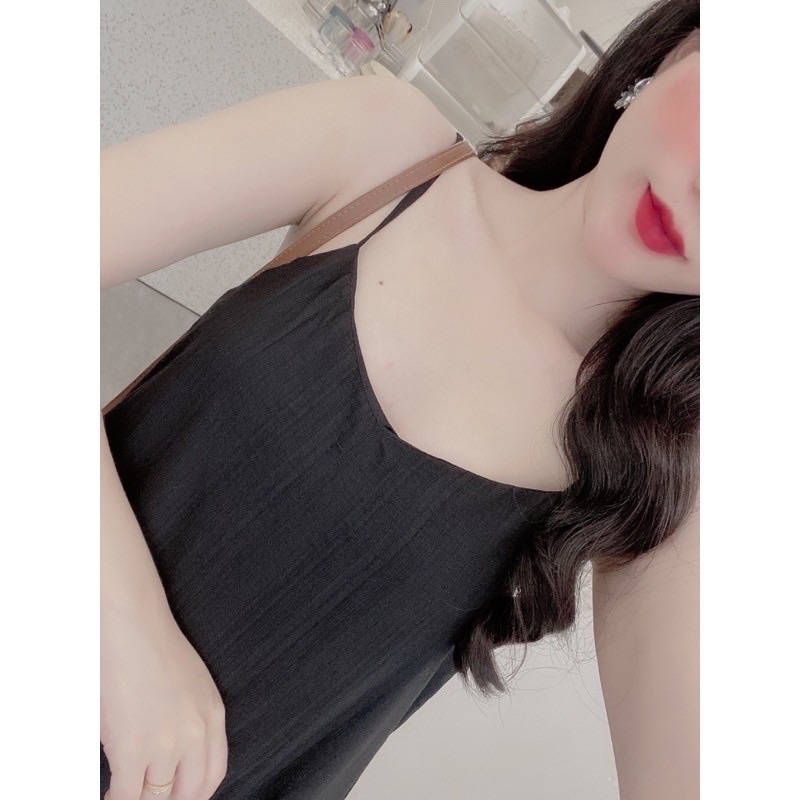 Váy hai dây đũi dáng suông dài | BigBuy360 - bigbuy360.vn