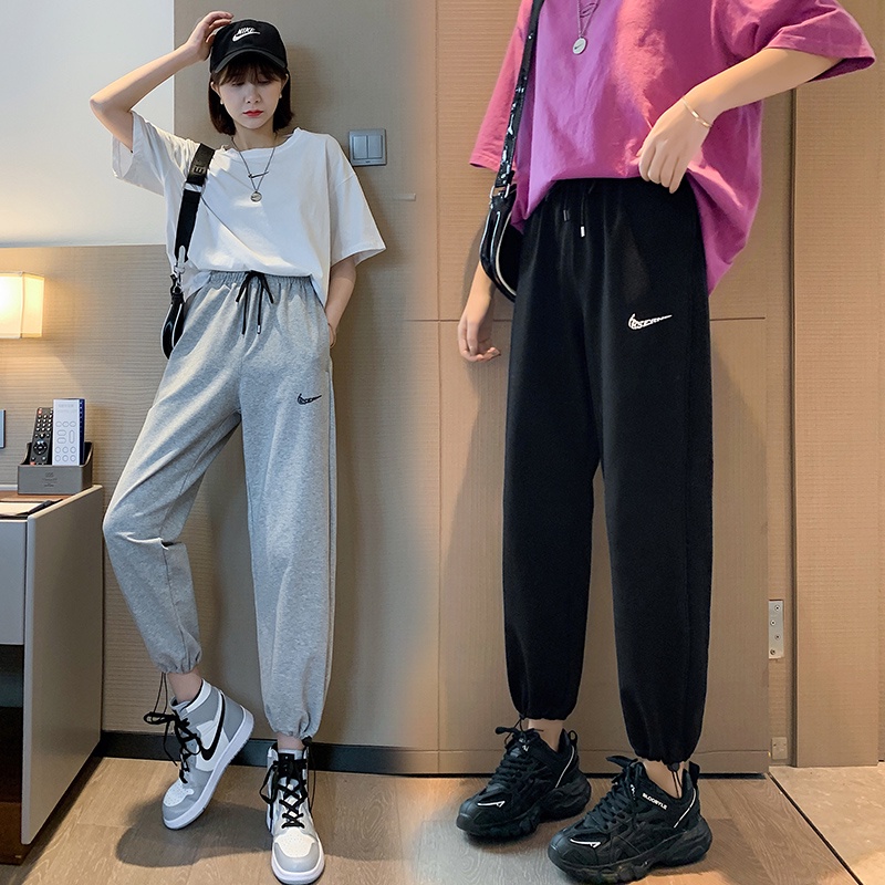 NRVP Quần Thể Thao Ống Rộng Phong Cách Thời Trang Hàn Quốc Dành Cho Nam Và Nữ