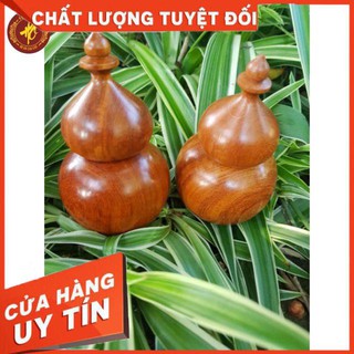 Lọ tăm hình hồ lô gỗ hương