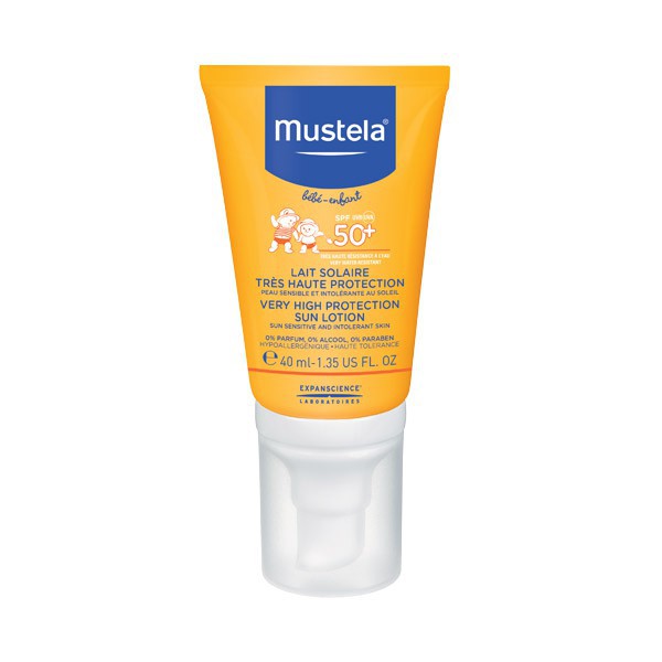 Kem Chống Nắng Cho Mặt Mustela Very High Protection Sun Lotion 40ml