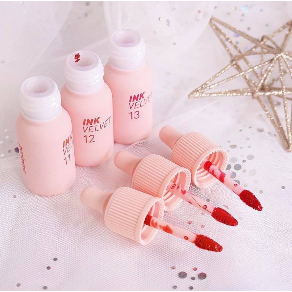 Son Peripera Ink V.elvet Lip Tint siêu lì, bám màu cực tốt