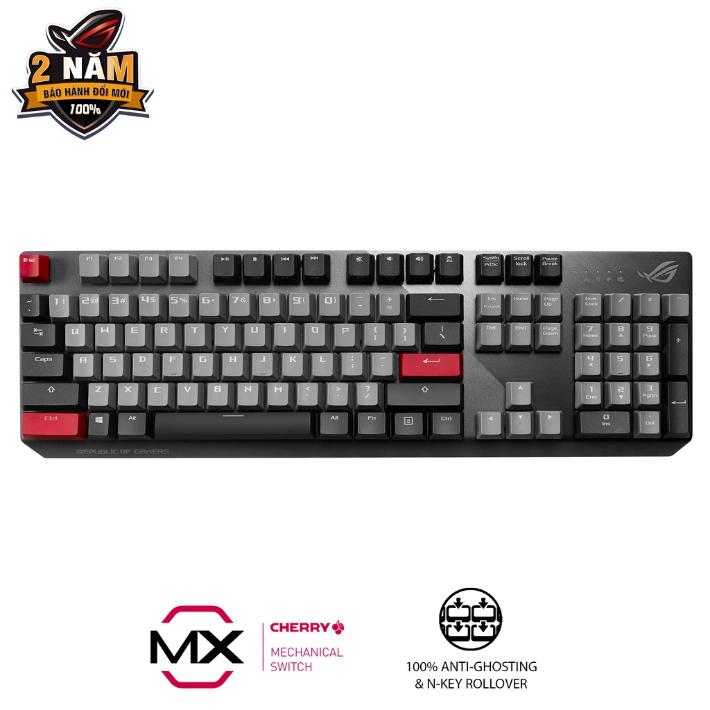 Bàn phím cơ Asus ROG Strix Scope PBT Blue - Hãng chính hãng