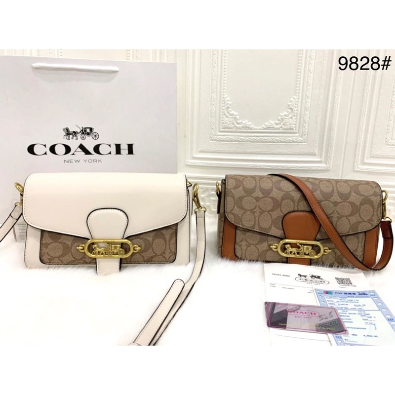 Mới Túi Đựng Giấy Họa Tiết Coach Bag 9828