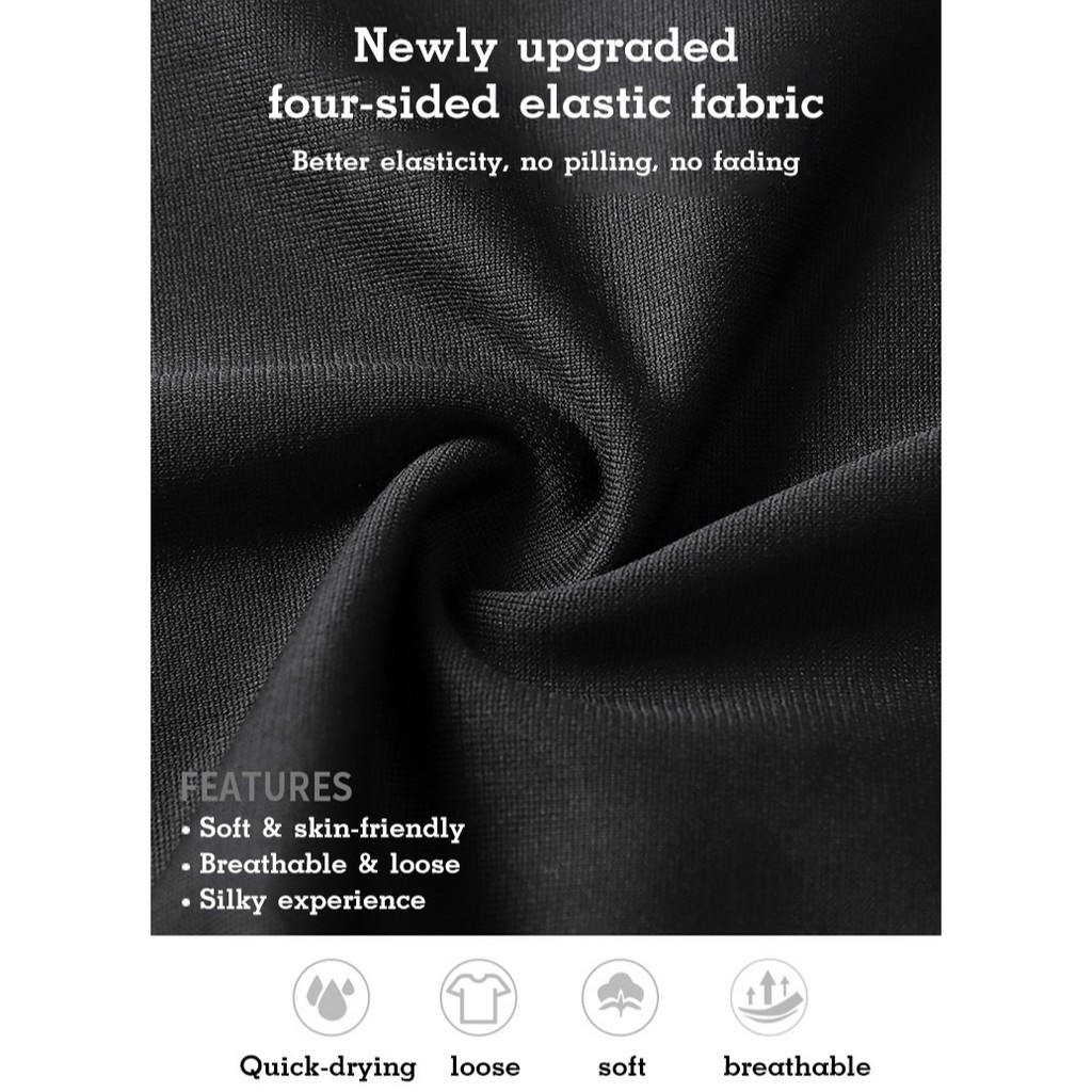 Geegobuy Áo Thun Nam Dài Tay Có Dây Kéo Chất Liệu Vải Nhanh Khô