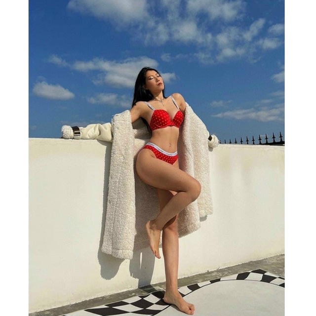 bộ đồ lót ( đồ bơi ) đệm dày hàng quảng châu CK chữ cực kì tôn dáng ,sexy đứng phom
