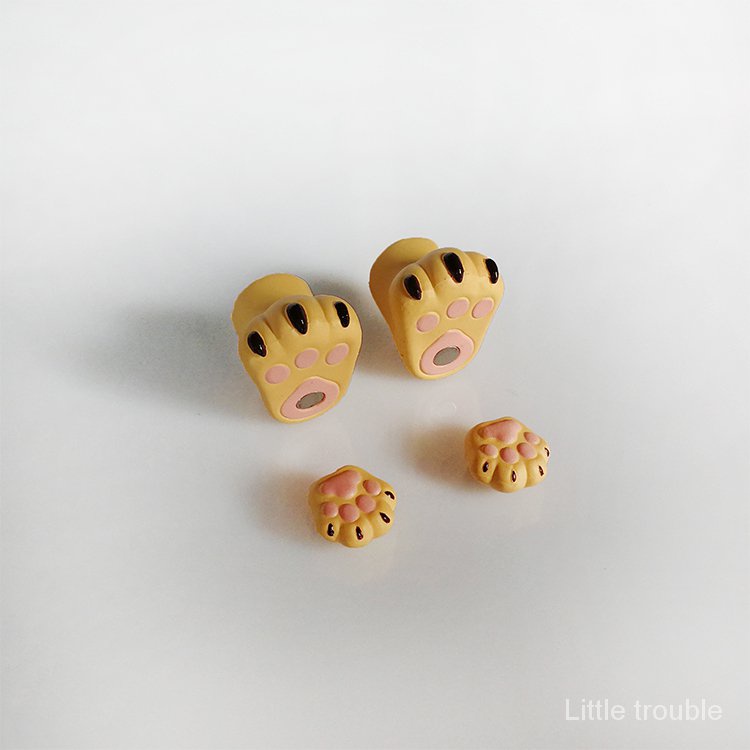 Thẻ Đồ Chơi Nâng Cao Khớp Nối Thay Thế Bàn Chân Mèo ob11