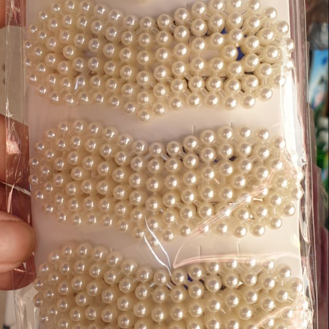 Set 4 Kẹp Tóc Hạt Châu Nhân Tạo Giả Ngọc Trai Style Hàn Quốc Cực Đẹp