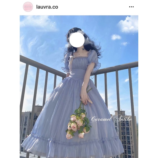 VÁY TRẮNG CÔNG CHÚA TIỂU THƯ DÀI XOÈ DỰ TIỆC CHỤP ẢNH CƯỚI PROM KỶ YẾU VINTAGE GIÁ RẺ ĐẦM TRẮNG DÀI XOÈ HÀN QUỐC
